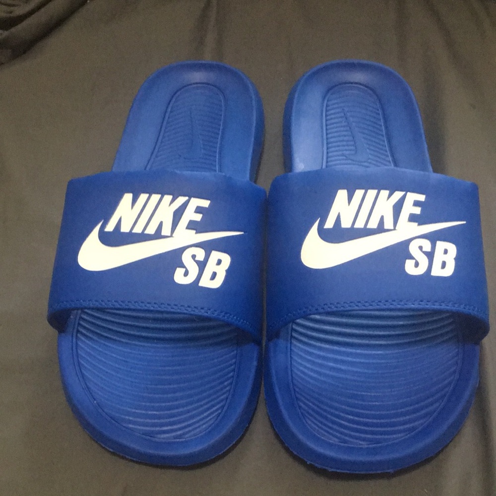 Nike SB Blue Slide Sandals